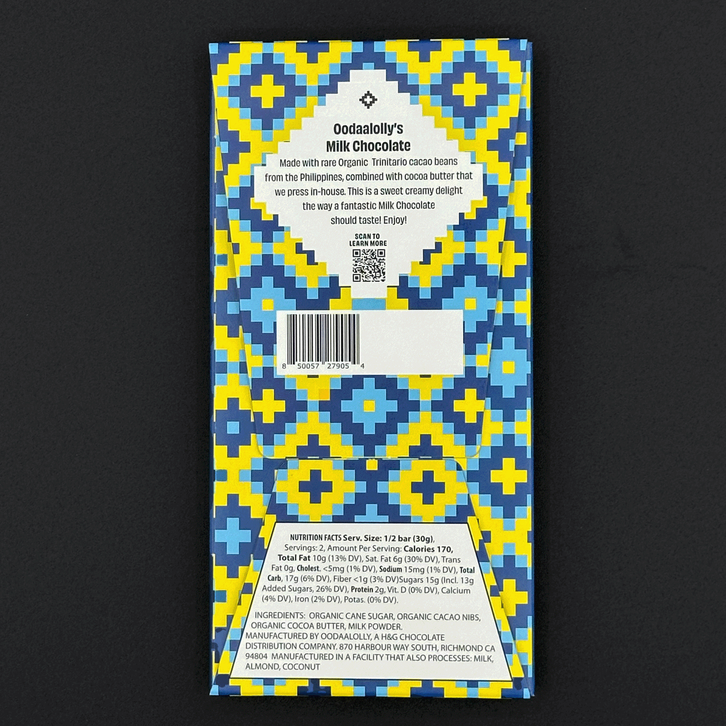 Oodaalolly's Swiss-Style Milk Chocolate